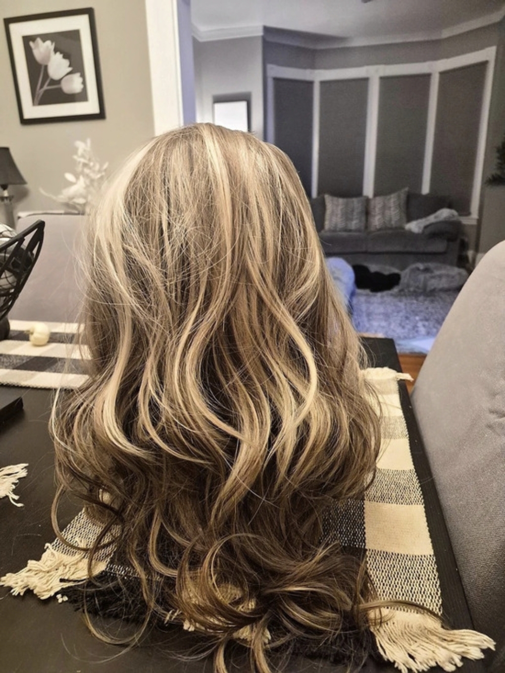 Brown & Blonde Wavy Wig Like New